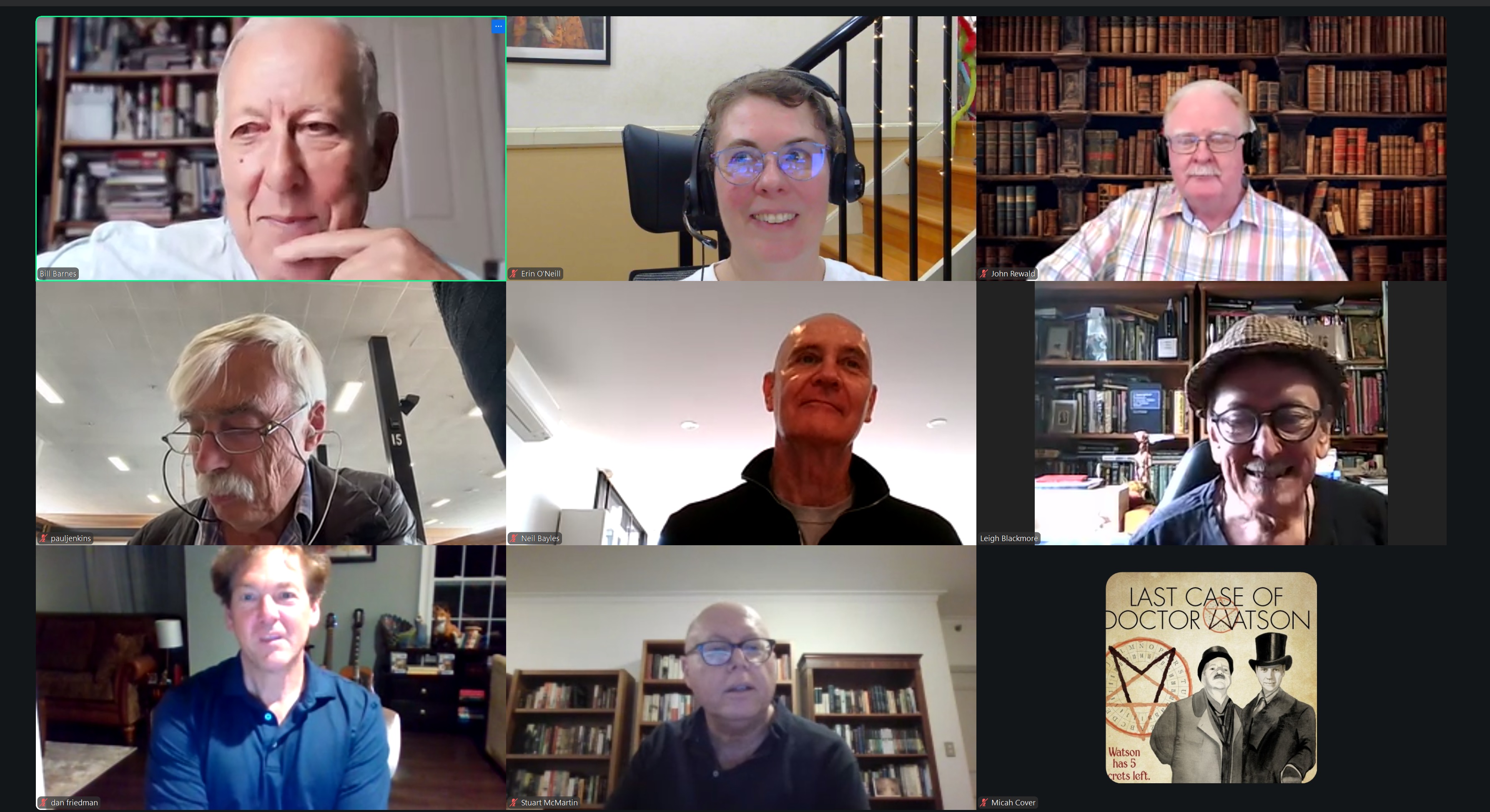 Pictue of Zoom meeting attendees from December 2025 meeting.