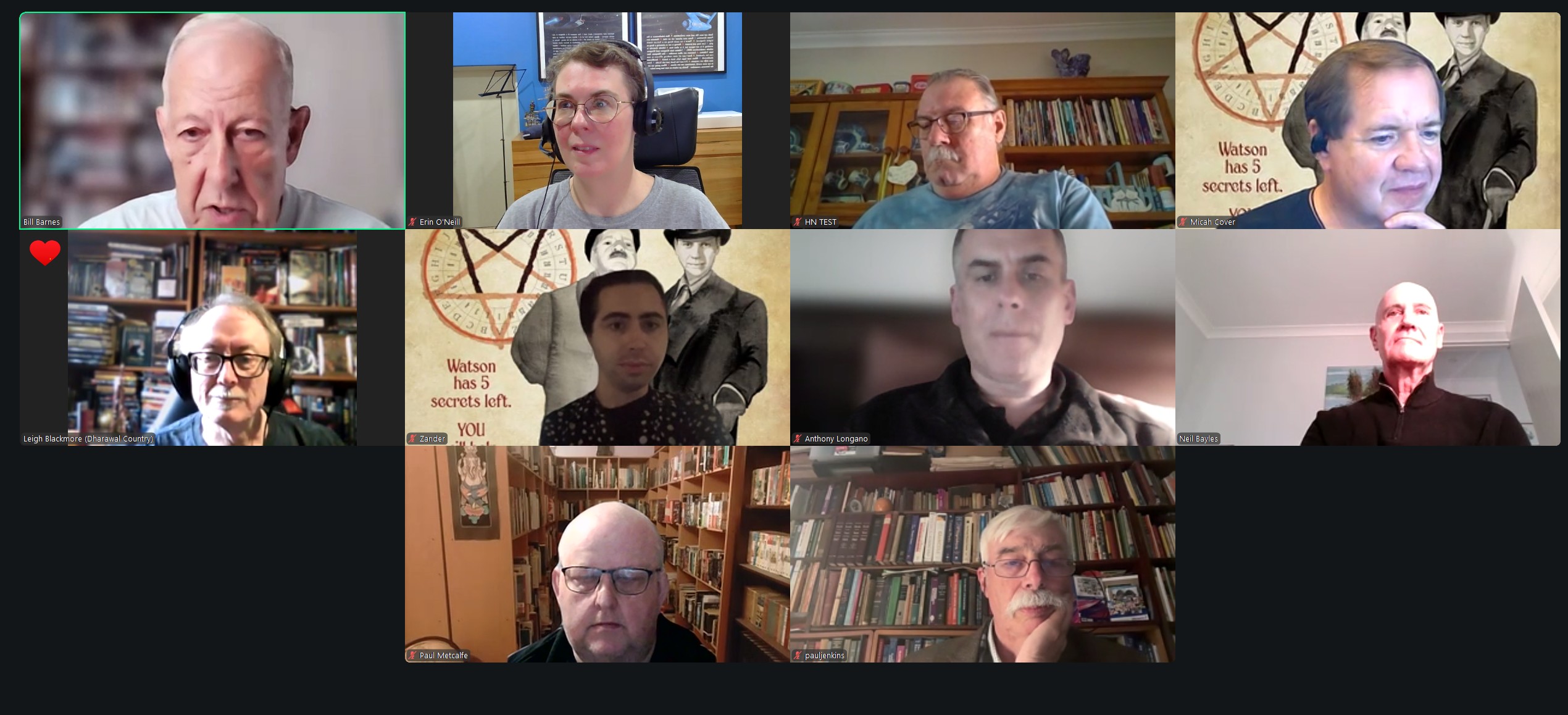 Image of meeting attendees from Zoom